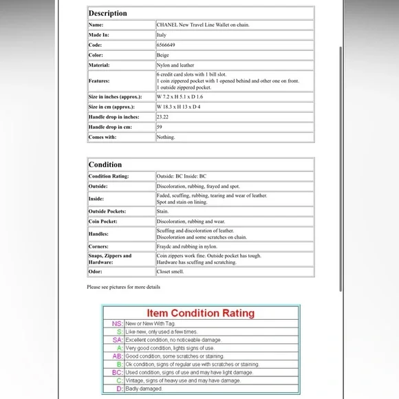 CHANEL Beige Crossbody Bag with Chain Strap - Picture 16 of 16